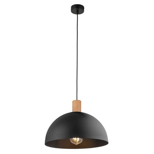 Wisząca lampa salonowa Oslo 4852 TK Lighting skandynawska drewniana czarna na Arena.pl