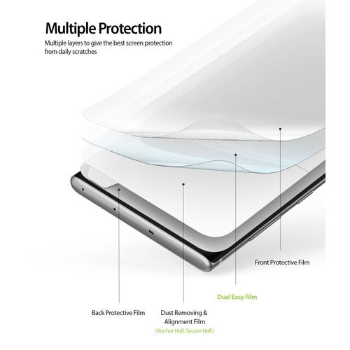 FOLIA OCHRONNA RINGKE DUAL EASY GALAXY NOTE 10+ PLUS na Arena.pl