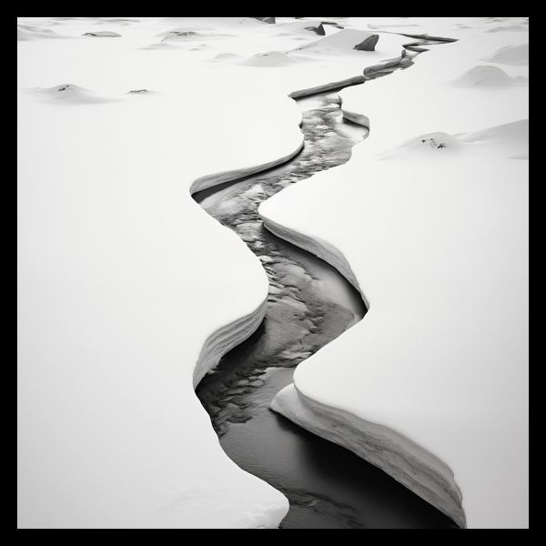 Plakat 30x30cm Szczeliny Mrozu zdjęcie 2