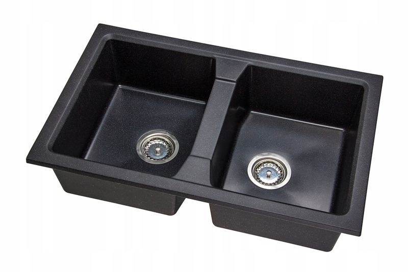 ZLEW ZLEWOZMYWAK GRANIT 8 kolorów 77x48 + SYFON zdjęcie 3