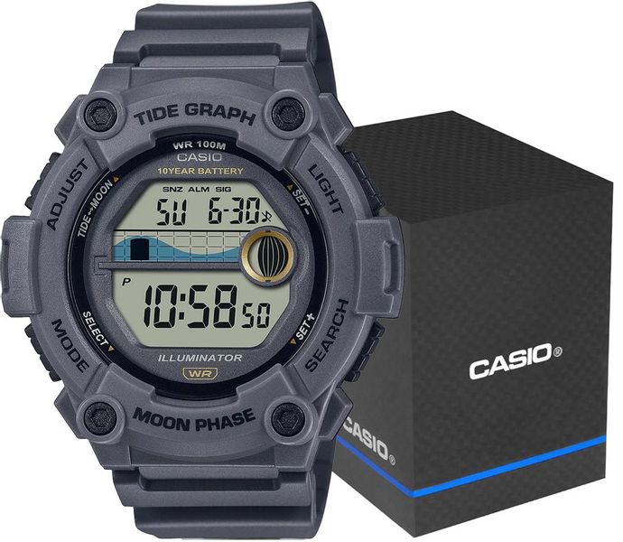 Casio WS-1300H-1AVEF - horloge met maanfasen