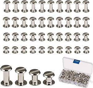 Śruby introligatorskie 120 elementów, 4 długości na Arena.pl