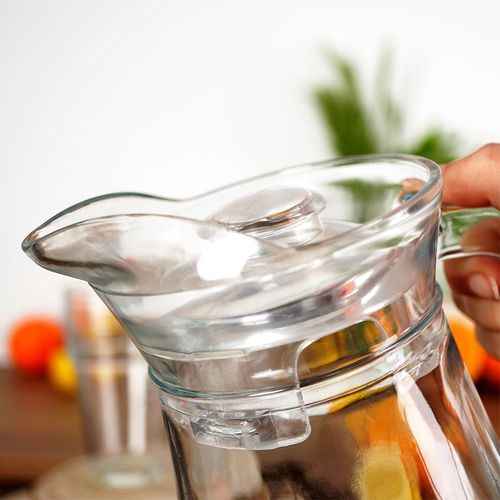 Dzbanek na Napoje Wodę Sok Lemoniadę do Napojów Szklany z Pokrywką 1,4l na Arena.pl