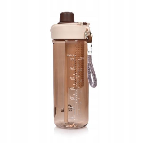 Butelka na wodę z sitkiem słomką bidon BPA free Majestic Sport 950 ml na Arena.pl