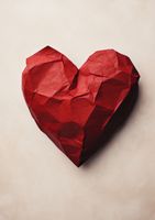 Plakat 42x59,4cm Kreślone Serce