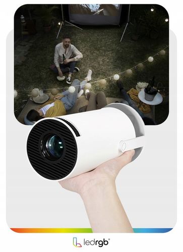 PROJEKTOR RZUTNIK ANDROID TV 4K WIFI FULL HD PRZENOŚNY SMART GŁOŚNIK na Arena.pl