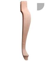 Stylowa noga drewniana F990006 Ludwik 73,5 cm Kolor pokrycia - Buk, Długość / Wysokość - 73,5 cm, Materiał - Drewno