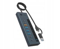 Hub USB ICY BOX combo 9w1 10xUSB PD 100W