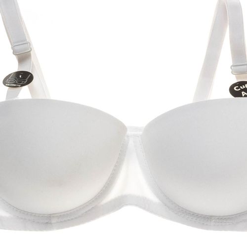 PEPCO Biustonosz damski bardotka z push-up'em 80C Biały na Arena.pl