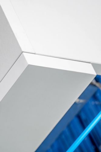 Meblościanka Biały/Czarny Bez LED Meble RTV –  Zestaw Mebli na Arena.pl