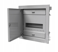 ROZDZIELNICA MODUŁOWA PODTYNKOWA 1x12 OBUDOWA METALOWA IP40 PAWBOL C.1512