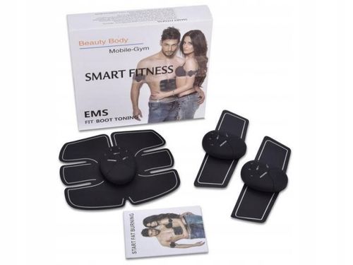 Komplet Six Pack ODCHUDZANIE MINI SIŁOWNIA Masażer EMS TENS MIĘŚNI NERWÓW 3 na Arena.pl