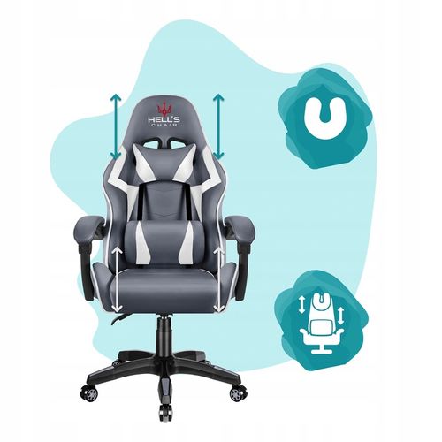 FOTEL GAMINGOWY DLA GRACZA BIUROWY HELL'S na Arena.pl