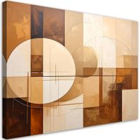 Obraz do salonu sypialni biura, Abstrakcyjne geometryczne 100x70