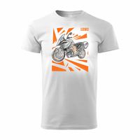 Koszulka na motor motocykl KTM 1290 Super Duke GT męska biała REGULAR XL