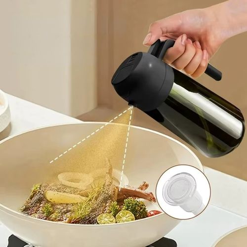 SPRYSKIWACZ SZKLANY DO OLIWY OLEJU OCTU DOZOWNIK W SPRAYU ROZPYLACZ 470 ML na Arena.pl