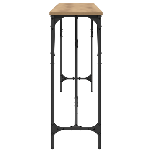 Stolik konsolowy lite drewno dębowe 200x29x75 cm na Arena.pl