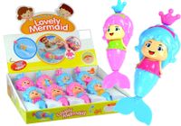 ND24_2141 Syrenka Laleczka Naciągana Księżniczka Do Kąpieli