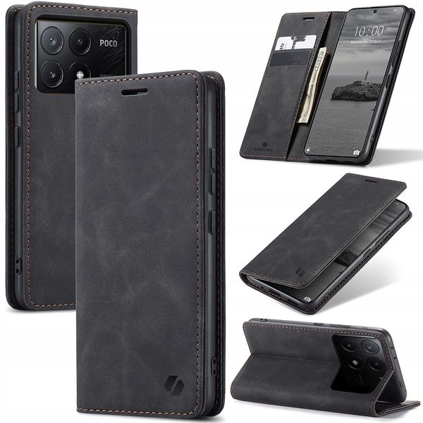 Spacecase Wallet Poco F6 Pro Black zdjęcie 10