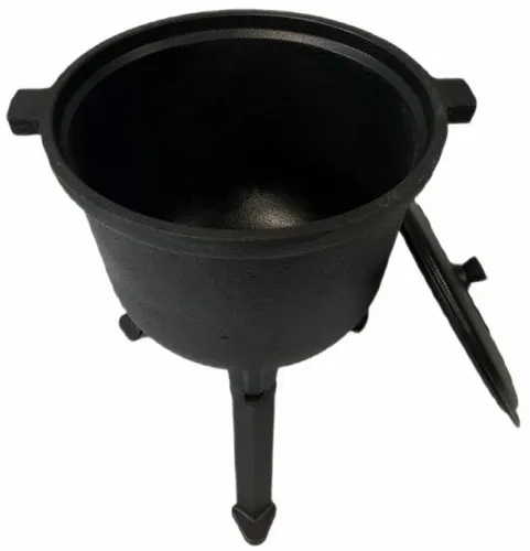 KOCIOŁEK ŻELIWNY GARNEK myśliwski węgierski pieczonki 10L na OGNISKO GRILL na Arena.pl