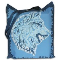 Torba impregnowana zapinana Niebieski wilk