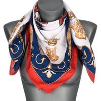 Chusta damska apaszka pod szyję lekka elegancka