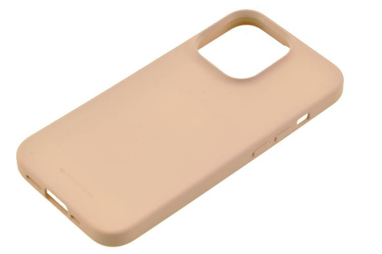 Etui Mercury Goospery Soft Feeling do APPLE iPhone 13 Pro beżowy zdjęcie 1