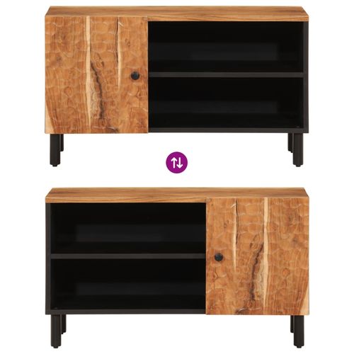 Szafka pod telewizor, 80x33x46 cm, lite drewno akacjowe na Arena.pl