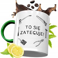 Kubek Zielony Dla Budowlańca Na Urodziny Prezent Z Nadrukiem Ze Zdjęciem
