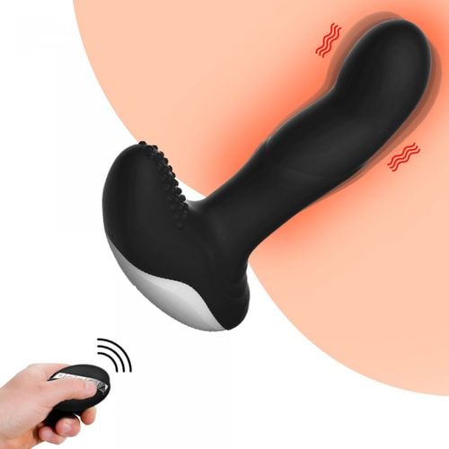 wibrator silicone massager usb 7 function + pulsator / heating black na Arena.pl
