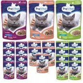 Karma Dla Kota PreVital MIX Smaków Kurczak Łosoś Cielęcina 100g (24