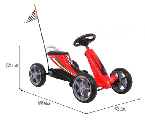 GOKART FERRARI CZERWONY na Arena.pl