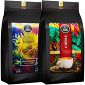 Kawa Ziarnista ZESTAW 2KG Crema + Nikaragua 100% Arabica Świeżo Wypalona