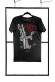 t shirt men black s regular