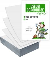 Ulotki A4 5000 szt firmowe reklamowe OGRODNICTWO USŁUGI + PROJEKT GRATIS