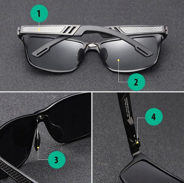 Okulary przeciwsłoneczne KINGSEVEN AVIATOR PILOTKI zdjęcie 2