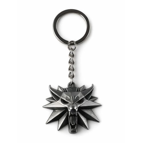 Wolf Medallion | 8 cm | Metal | Brelok Gamingowy | Witcher na Arena.pl