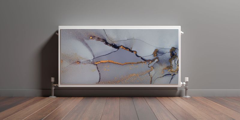 Osłona MAGNETYCZNA Grzejnika Wzór Marmuru Abstrakcja 120cm x 60cm zdjęcie 3