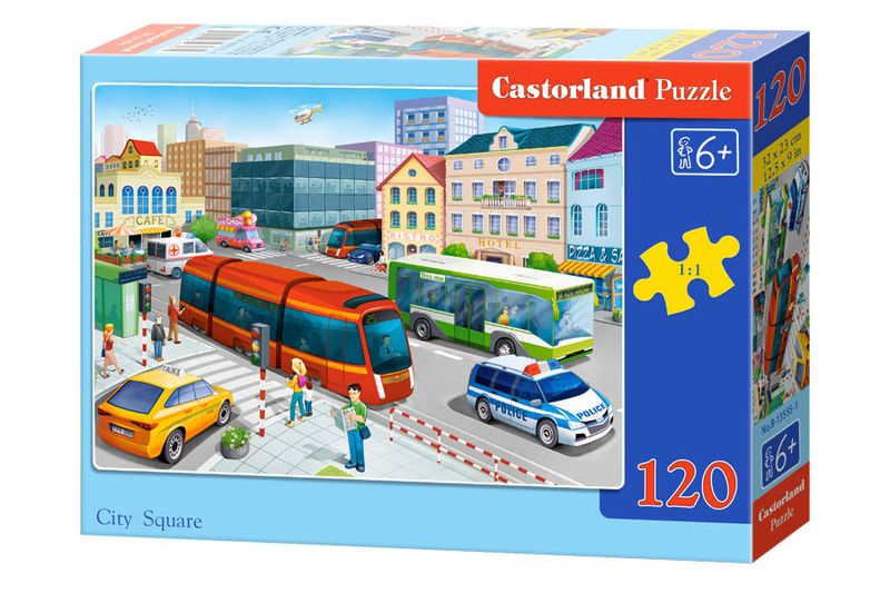 Puzzle 120-elementów City  Square zdjęcie 1