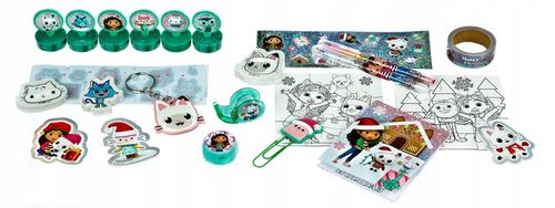 Kalendarz adwentowy dla dzieci Koci domek Gabby Gabi pełny 24 okienka na Arena.pl