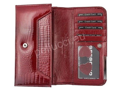 Portfel damski skórzany PELLUCCI GF110 Niebieski na Arena.pl