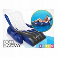 MATERAC FOTEL DMUCHANY PLAŻOWY 2w1 INTEX 58868