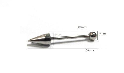 Męski piercing barbell kolczyk Estilo Sabroso Es0497 na Arena.pl