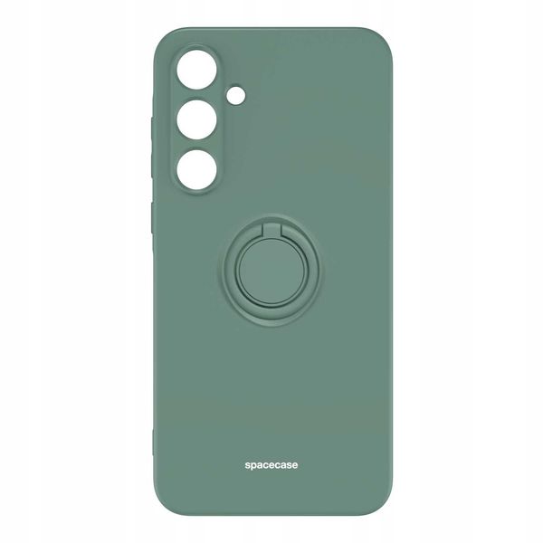 Spacecase Silicone Ring Galaxy A35 5G Dark Green zdjęcie 4