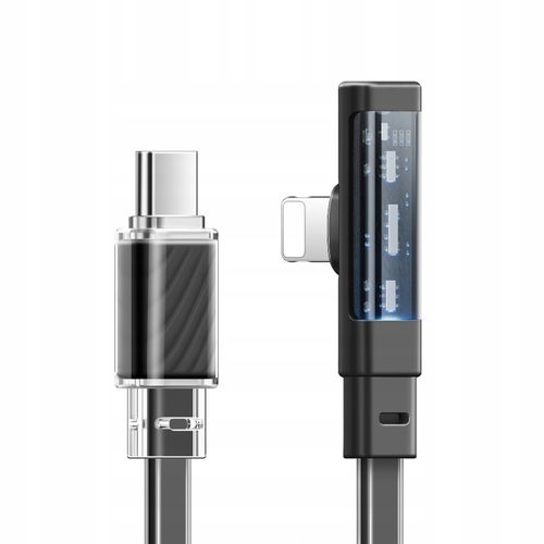mcdodo kabel kątowy usb-c lightning płaski 36w do iphone 12 13 14 na Arena.pl
