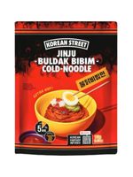 Makaron bibim w ostrym sosie buldak cold noodle gotowe danie instant w 6minuty
