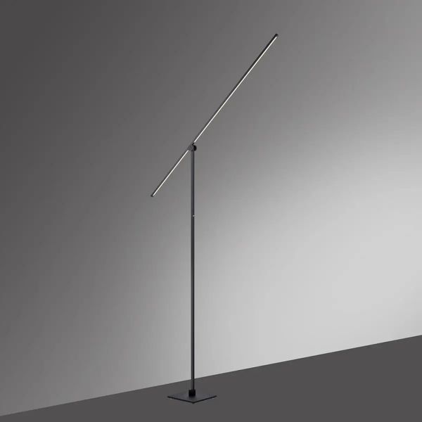 Podłogowa lampa stojąca Pure-grafo LED 14,5W czarna zdjęcie 5