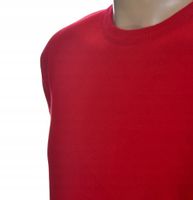 Sweter męski z kaszmiru i wełny merynosów kaszmirowy XXL 2XL czerwony 133