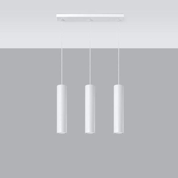 Lampa wisząca LAGOS 3L biały zdjęcie 2