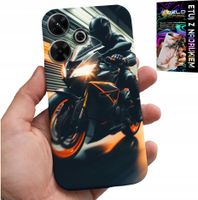 ETUI DO XIAOMI REDMI 13 4G - MOTOCYKLISTA MOTOR FAN MOTOCYKL + SZKŁO